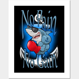 No Pain No Gain Posters and Art